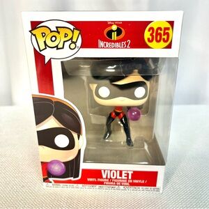 Funko Pop Incredibles Violet Figure with Black and Red Suit